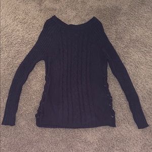 Francescas navy blue sweater